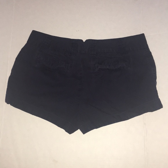 J. Crew Navy Colored Cuffed Chino Shorts Sz 8 - Picture 2 of 8